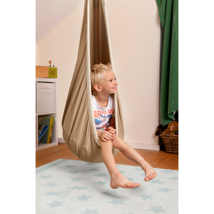 Hammock Shop Hanging Nest Brown Children s Hanging Nest Chair