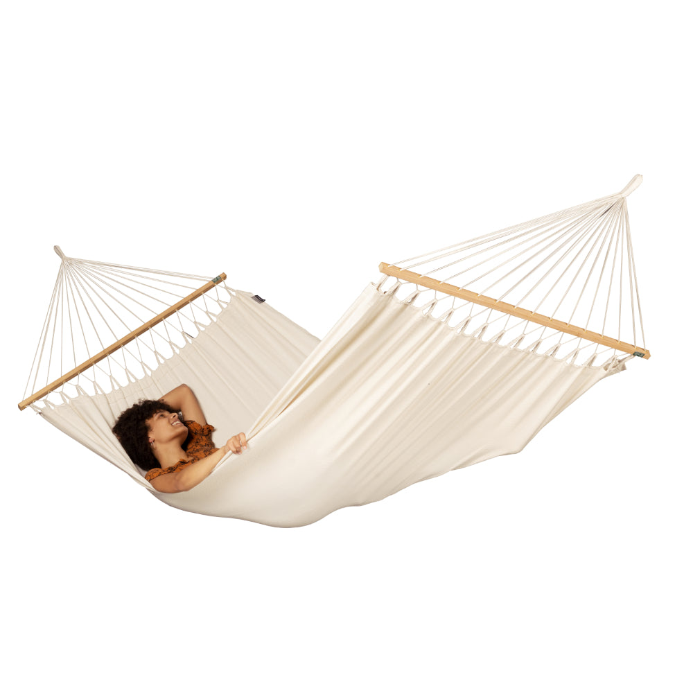 Double hammock outlet with spreader